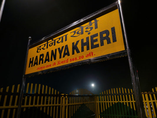 modern devanagari font in signage