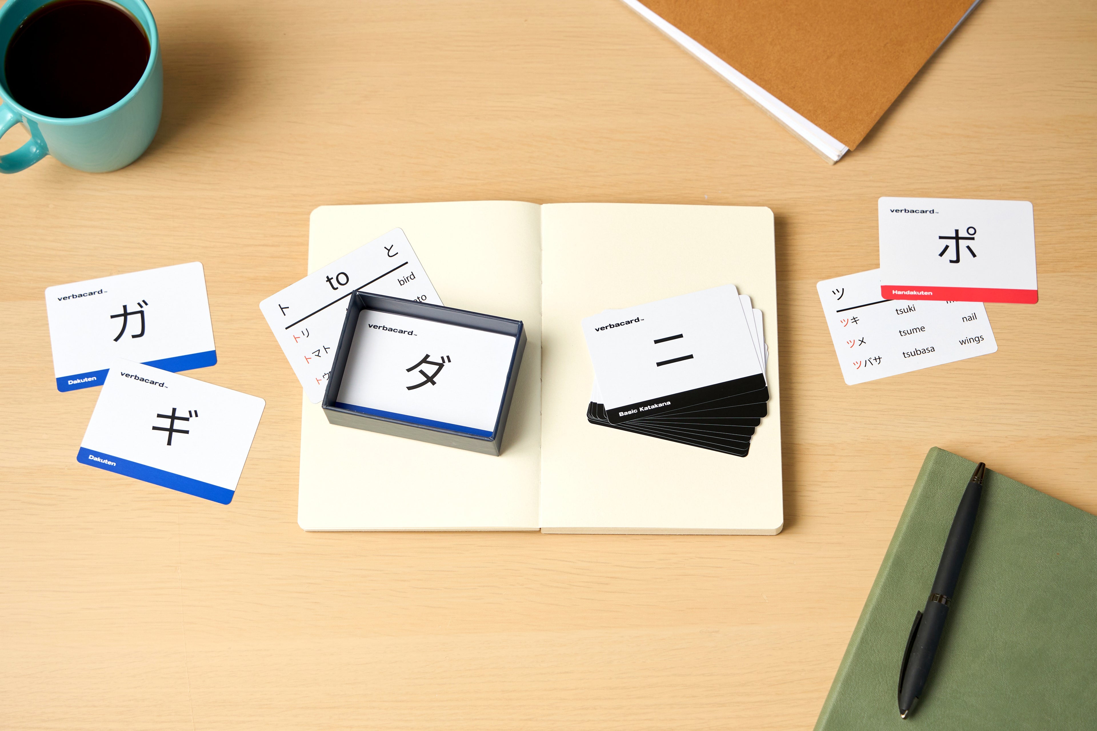 Japanese Katakana Alphabet Flashcards