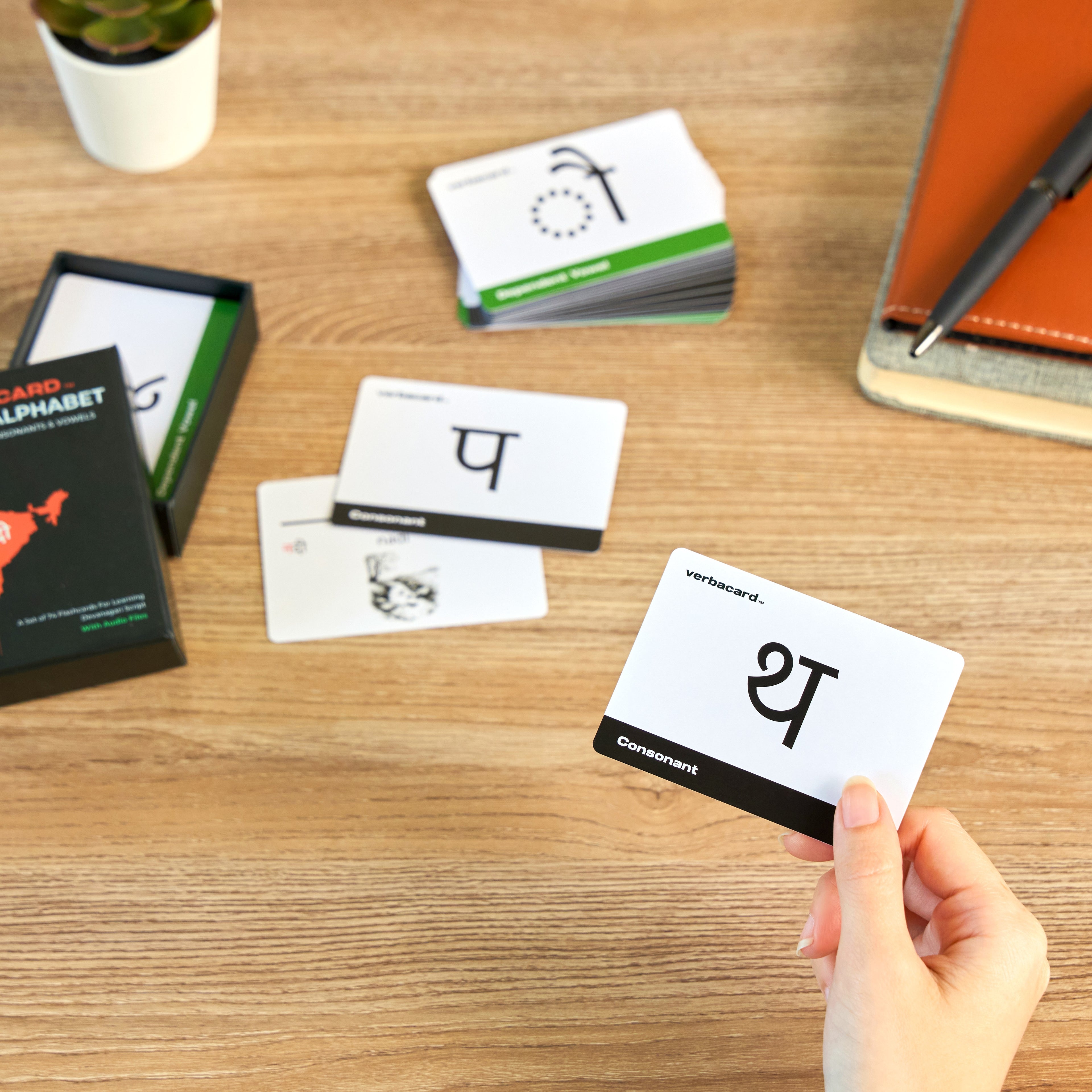 Hindi Devanagari Script - Hindi Alphabet Flashcards