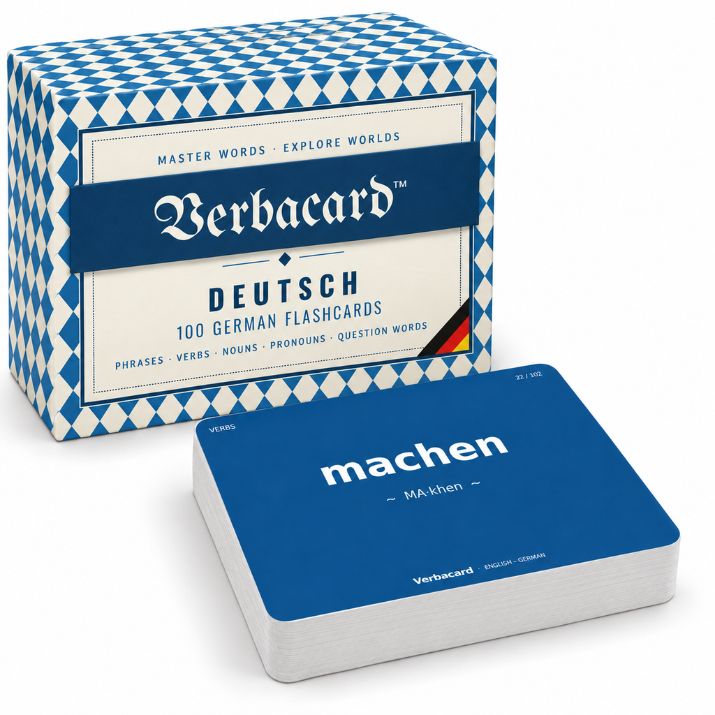 German Flashcards with Audio: 100 Essential Words & Phrases
