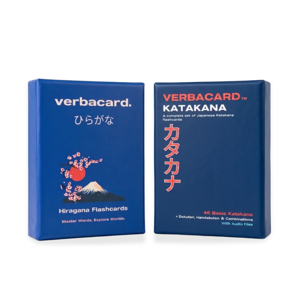 Full Kana - Hiragana + Katakana Flashcards Starter Set