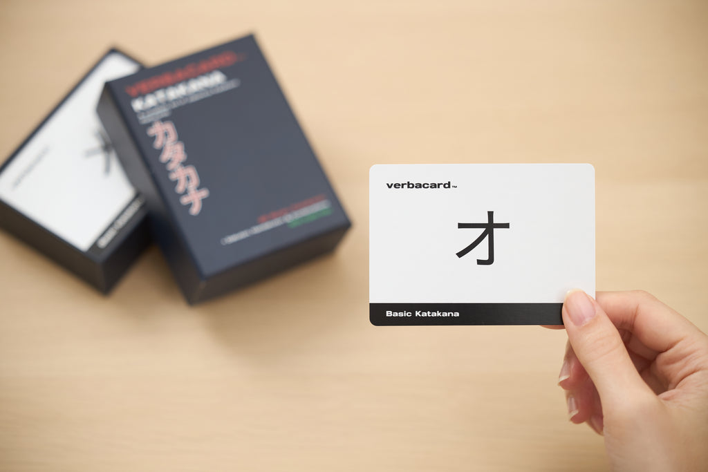 Japanese Katakana Alphabet Flashcards