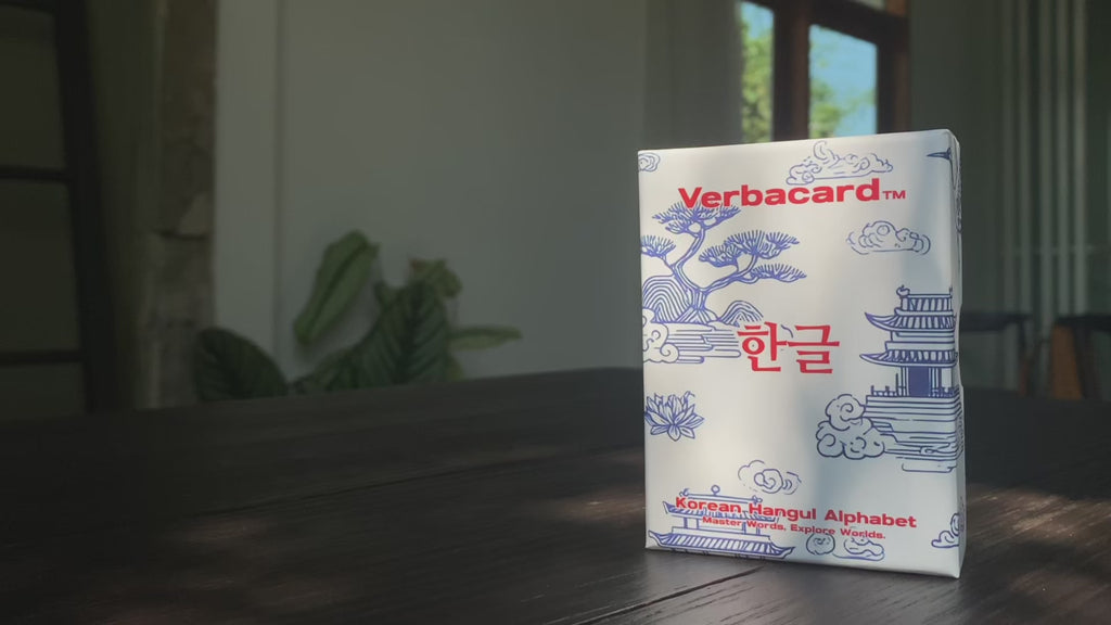 Korean Hangul Flashcards